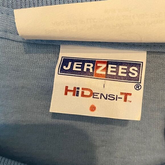 Elvis Presley Sz L* Light Blue Young Elvis Presley Portrait Short Sleeve T-Shirt - Picture 5 of 5